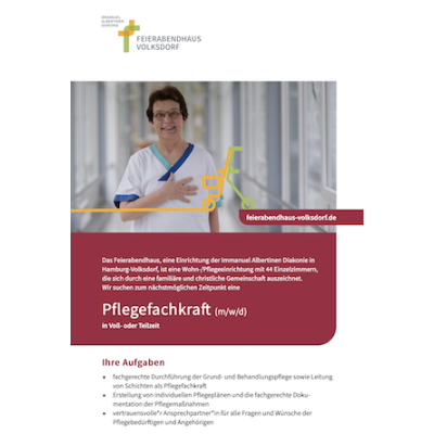 Pflegefachkraft (m/w/d)