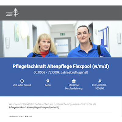 Pflegefachkraft Altenpflege Flexpool (w/m/d)