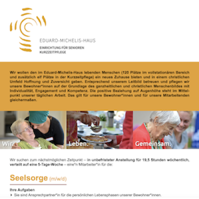 Seelsorge (m/w/d)